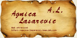 Agnica Lašarević vizit kartica